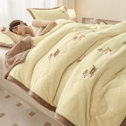 Plush Cartoon-Themed Quilted Comforter Homeandso