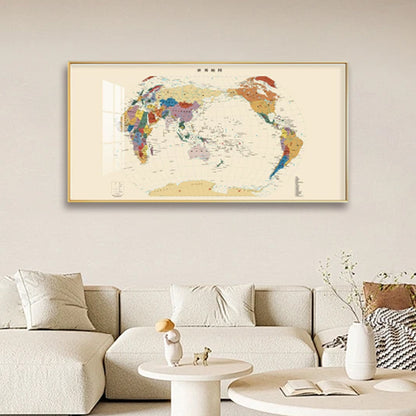 World Map Wall Art Homeandso