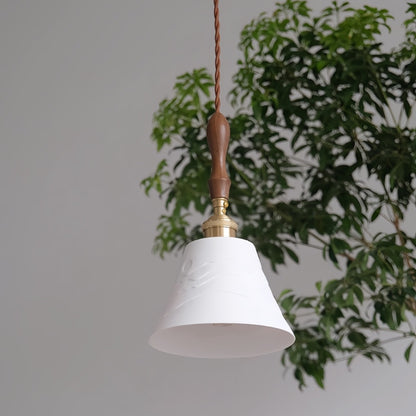 Vintage-Style Glass Pendant Lamp