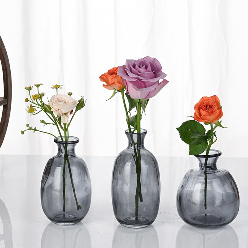 Artistic Glass Bud Vase Set