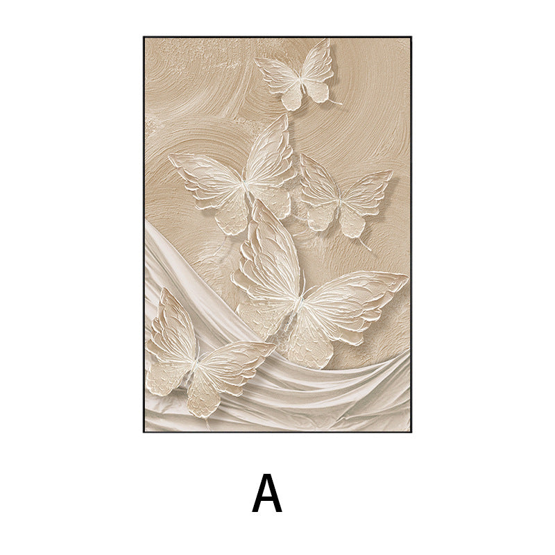Elegant Butterfly Relief Wall Art Homeandso