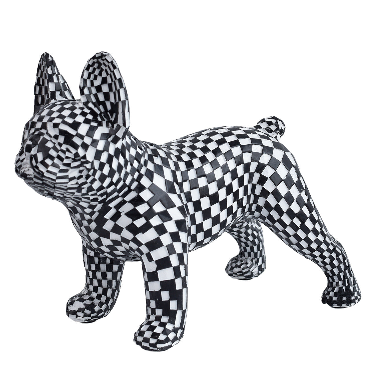 Mosaic French Bulldog Figurine Homeandso
