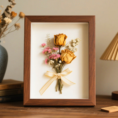 Framed Dried Floral Artwork