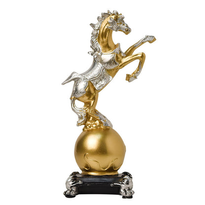 Decorative Equestrian Statue Homeandso