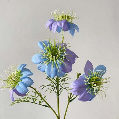 Artificial Blue Floral Bouquet