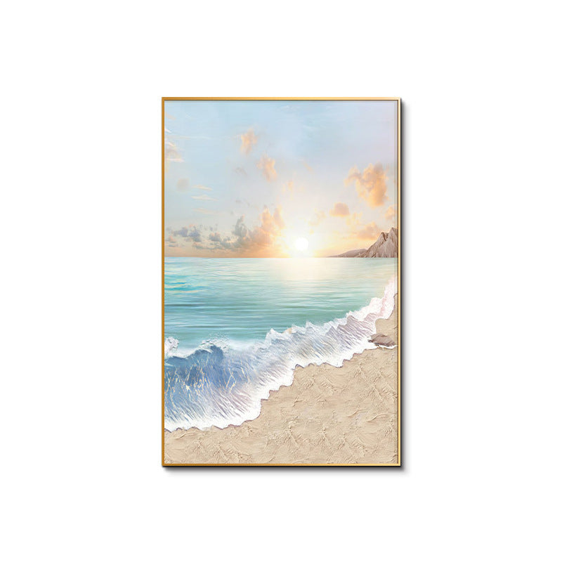 Coastal Sunset Beach Wall Art Homeandso