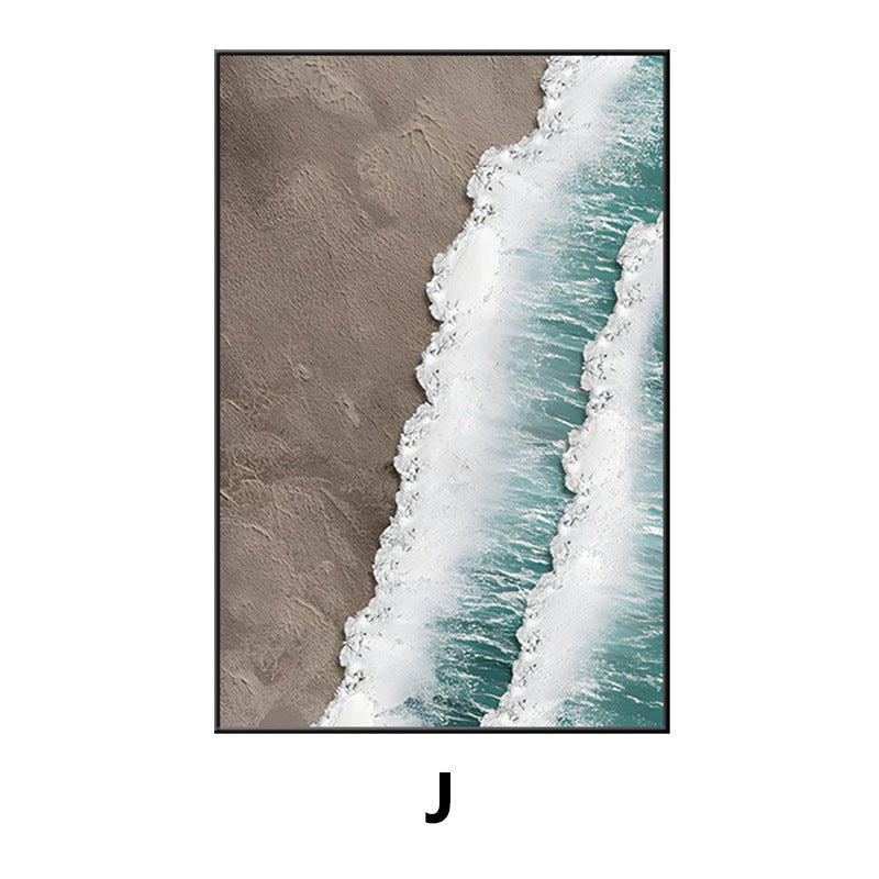 Coastal Beach Landscape Framed Wall Art Homeandso