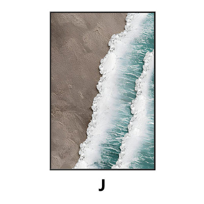 Coastal Beach Landscape Framed Wall Art Homeandso