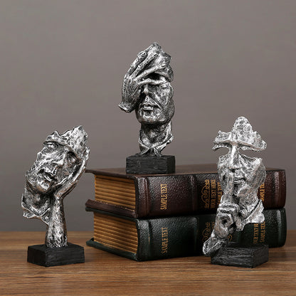 Artistic Abstract Face Sculpture Homeandso