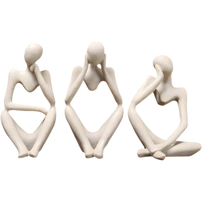 Abstract Human Figurine Set Homeandso