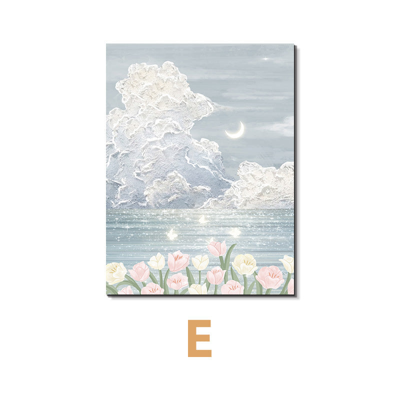 Decorative Floral Landscape Art Print Homeandso