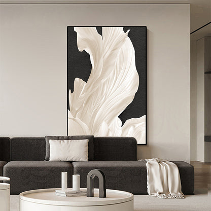 Elegant Floral Textured Wall Art Homeandso