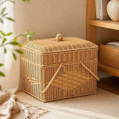 Stylish Woven Storage Basket Homeandso