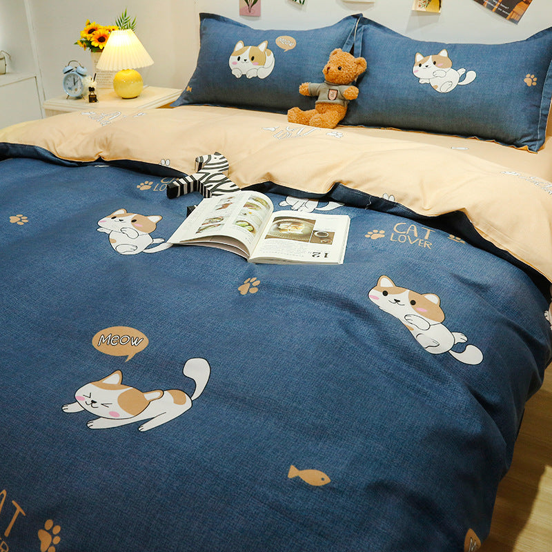 Fun Cartoon-Themed Duvet Cover Set Homeandso
