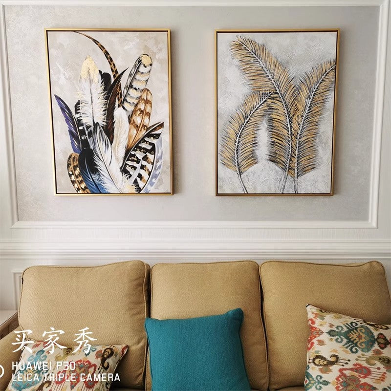 Textured Botanical Wall Décor Homeandso