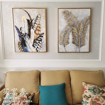 Textured Botanical Wall Décor Homeandso