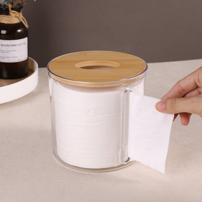 Decorative Storage Box with Bamboo Lid Homeandso