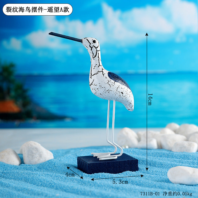 Decorative Coastal Shore Bird Figurine Homeandso