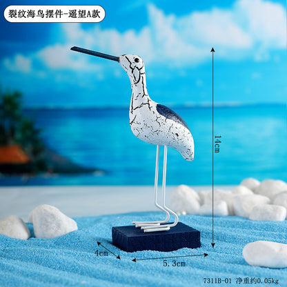 Decorative Coastal Shore Bird Figurine Homeandso