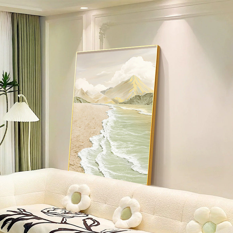 Abstract Scenic Coastal Landscape Art Print Homeandso