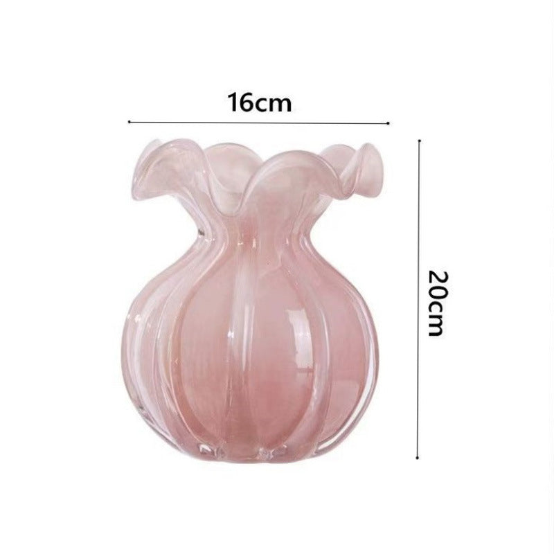 Artistic Glass Flower Vase