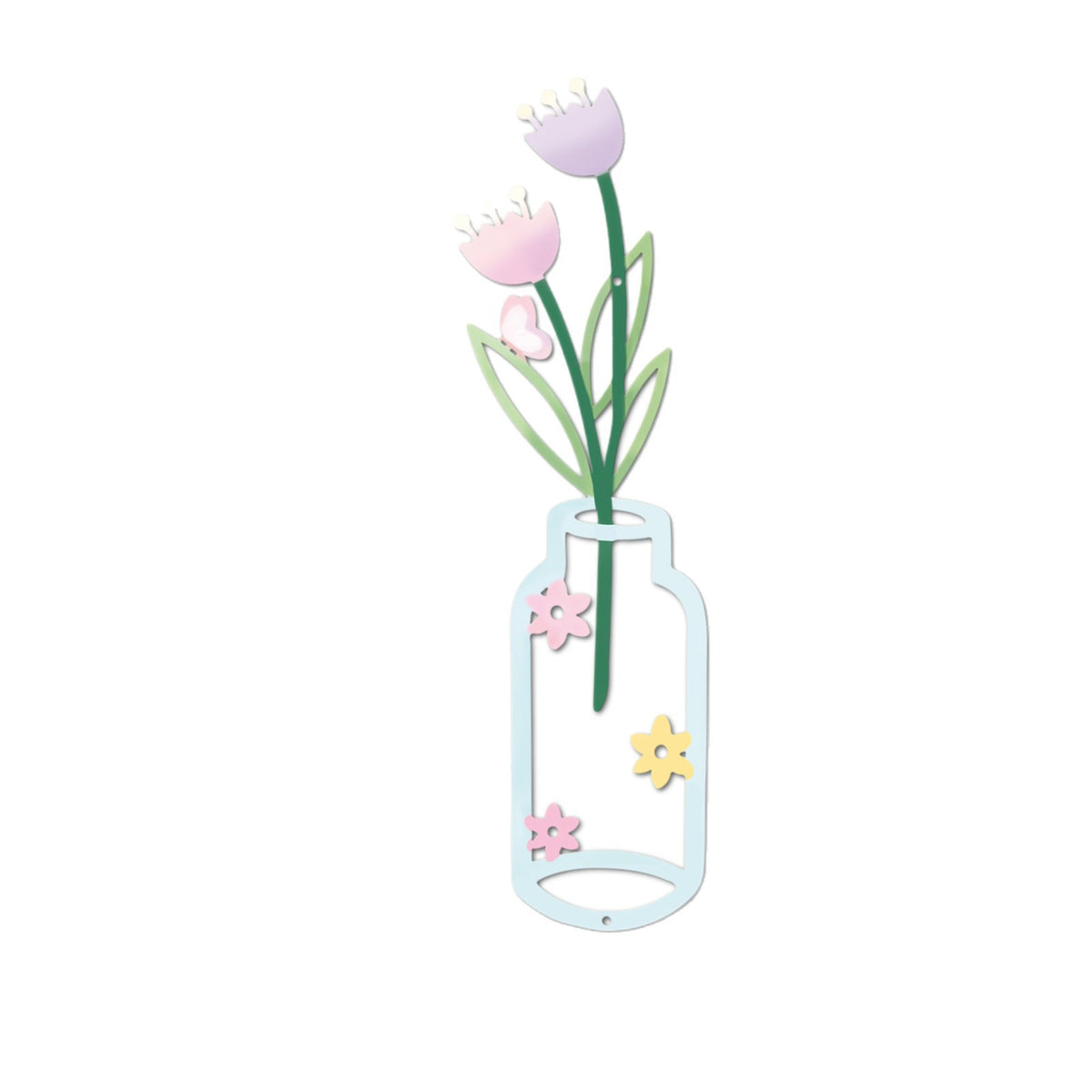 Floral Vase Wall Decor Homeandso
