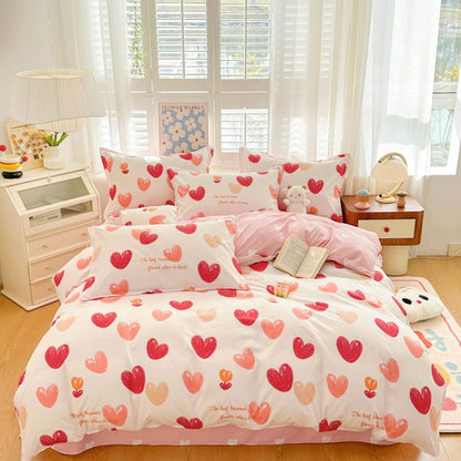 Playful Cartoon Bear Bedding Set Homeandso