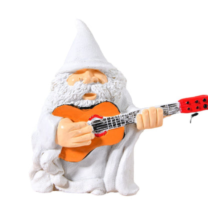 Decorative Musician Gnome Figurine Homeandso