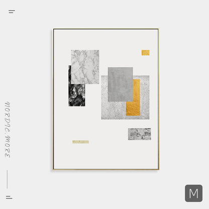 Elegant Abstract Floral Canvas Art Homeandso