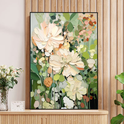 Floral Abstract Canvas Artwork Homeandso