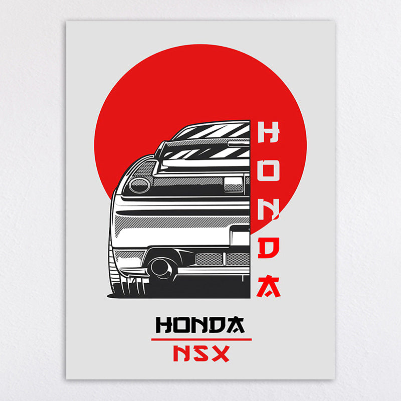 Automotive Art Print Homeandso