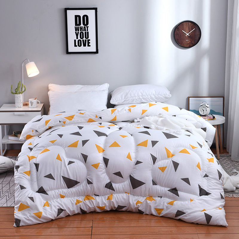 Heart-Shaped Pattern Quilted Comforter Homeandso