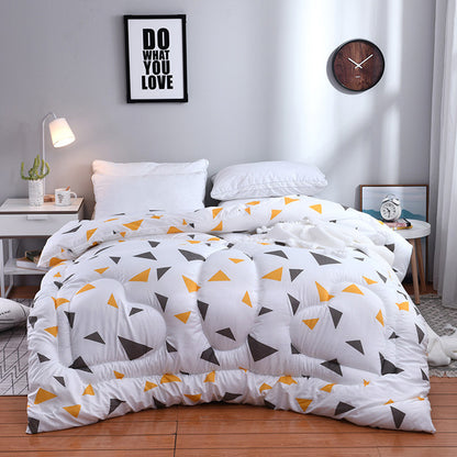 Heart-Shaped Pattern Quilted Comforter Homeandso