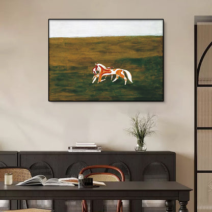 Framed Horses Artwork Homeandso