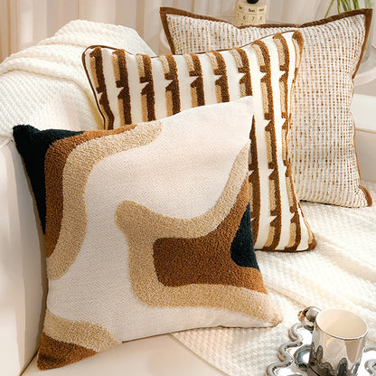 Abstract Patterned Decorative Pillow