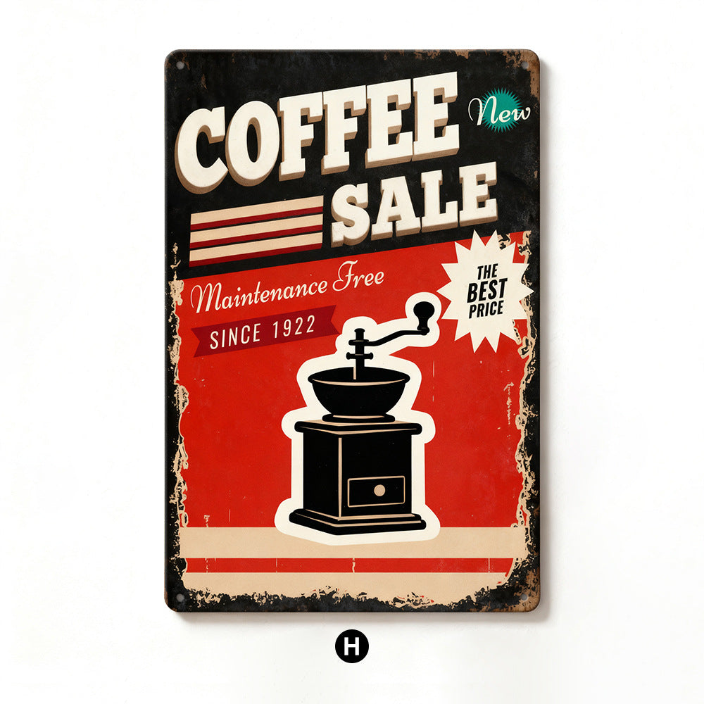 Vintage-Inspired Metal Sign Homeandso