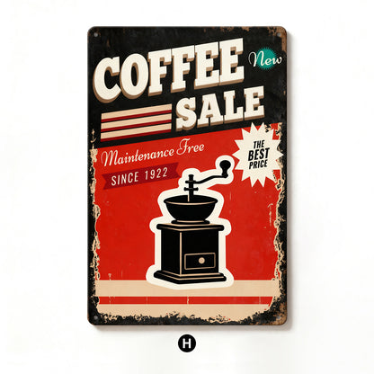 Vintage-Inspired Metal Sign Homeandso