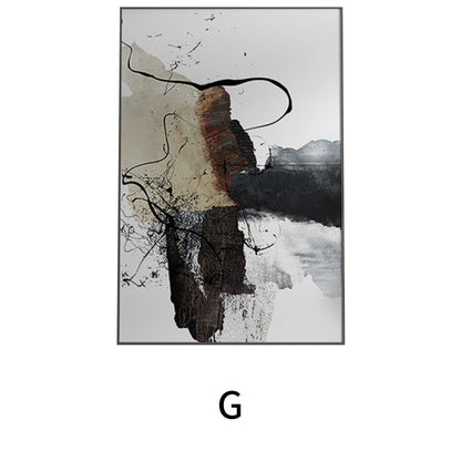 Abstract Expressionist Canvas Wall Art Homeandso