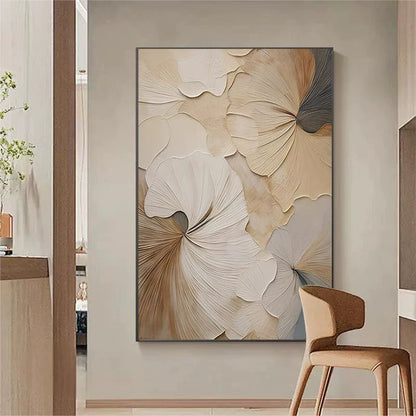 Floral Embossed Canvas Wall Art Homeandso
