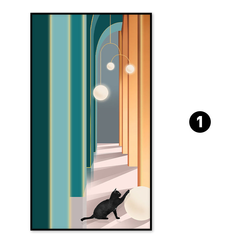 Artistic Entryway Canvas Print Homeandso