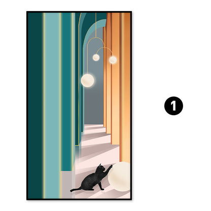 Artistic Entryway Canvas Print Homeandso