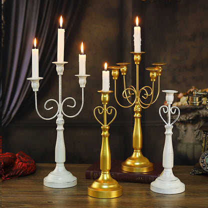 Elegant Metal Candelabra Homeandso