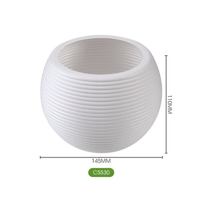 Contemporary Round Plant Pot Homeandso