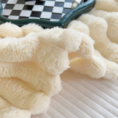 Plush Textured Fleece Blanket