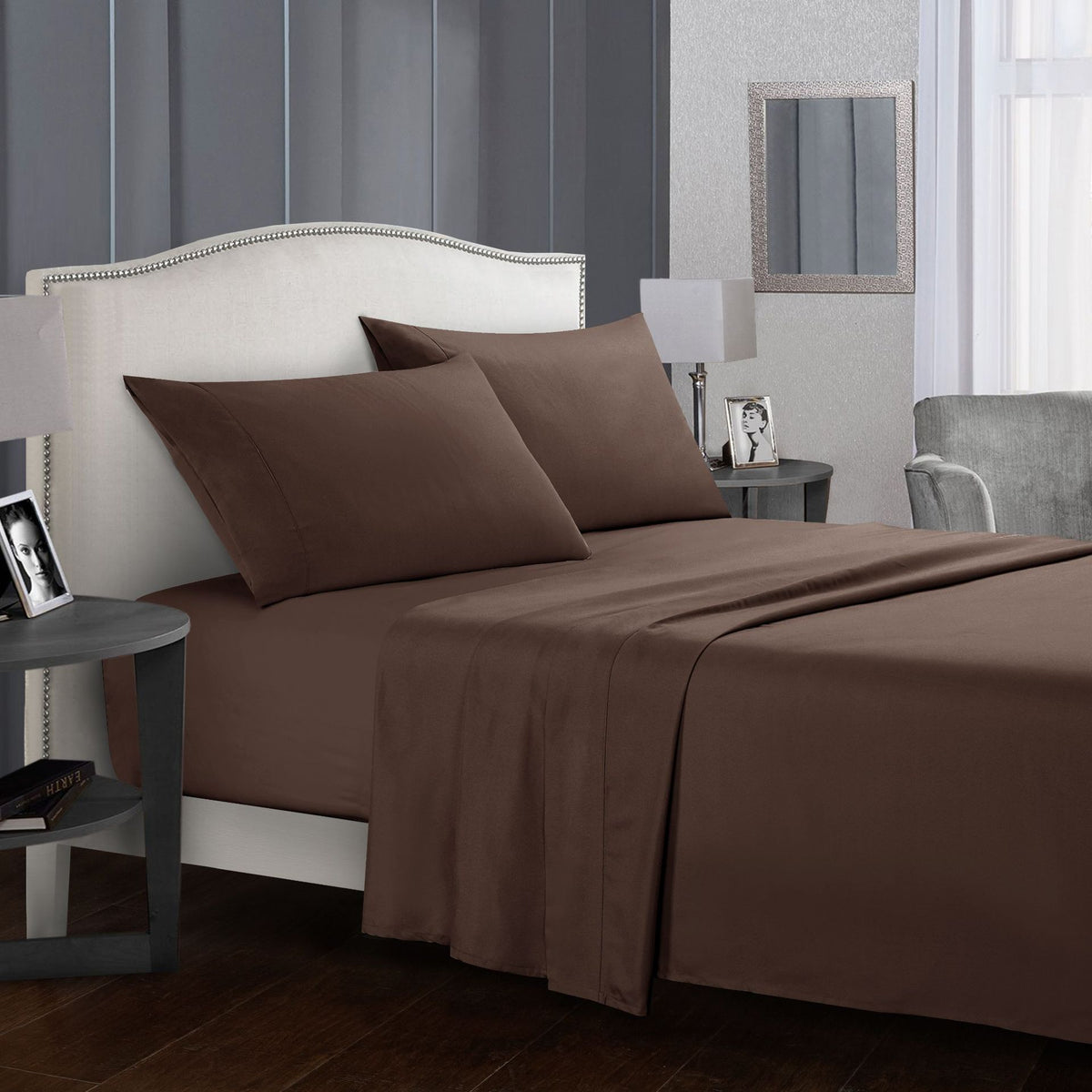 Decorative Luxury Microfiber Bed Sheet Set Homeandso