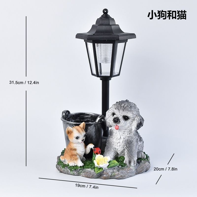 Decorative Dog Lantern Homeandso