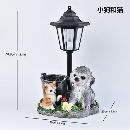 Decorative Dog Lantern Homeandso