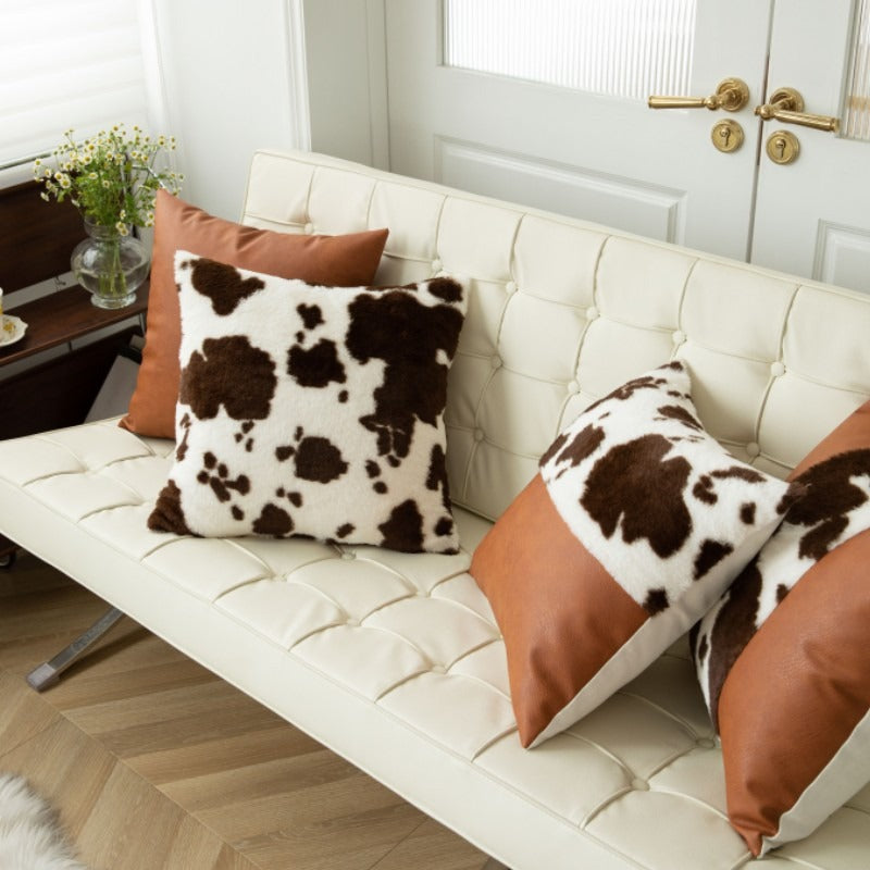 Premium Leather Decorative Pillow