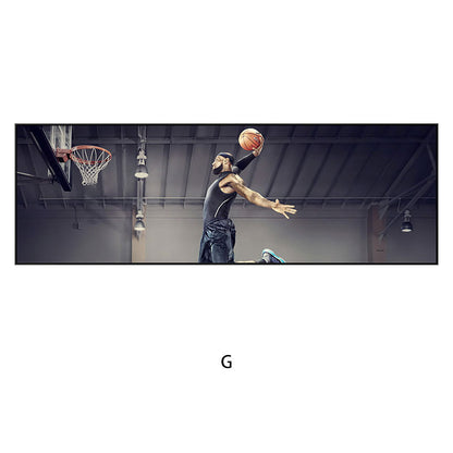 Men's Stylish Basketball Action Wall Art Print Homeandso