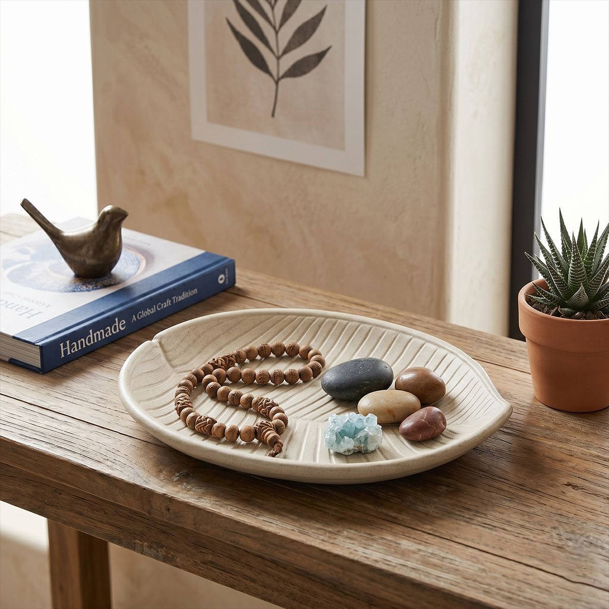 Leaf-Shaped Serving Dish